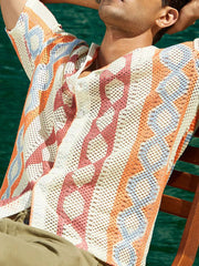 Eternal Drift Rhythm Shiffli Printed Shirt