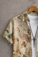 Men’s Vintage Floral Summer Shirt
