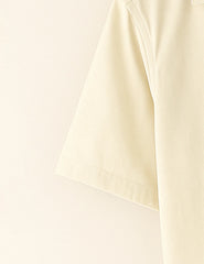 Serene Lotus Design Printed Half Sleeve Shirt GenZ Edition