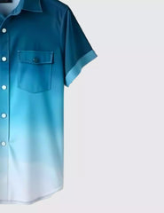 Shady Pattern Printed Men's Shirt Half Sleeves Exclusive Summer Edition