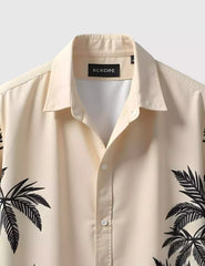 Tree on Border Men's Shirt Half Sleeves Exclusive Summer Edition