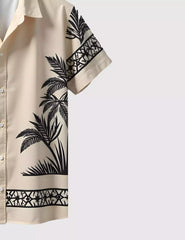 Tree on Border Men's Shirt Half Sleeves Exclusive Summer Edition