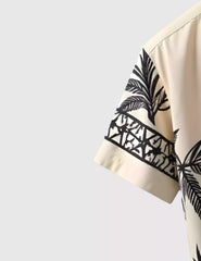 Tree on Border Men's Shirt Half Sleeves Exclusive Summer Edition