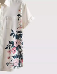 Rose on Corner Men's Shirt Half Sleeves Exclusive Summer Edition