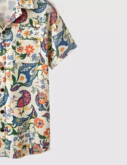 Multi Graffitty Printed Men's Shirt Half Sleeves Exclusive Summer Edition