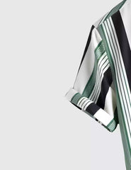 Multi Lining Printed Men's Shirt Half Sleeves Exclusive Summer Edition