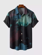 Multi Color Splash Men's Shirt Half Sleeves Exclusive Summer Edition