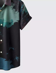 Multi Color Splash Men's Shirt Half Sleeves Exclusive Summer Edition