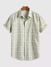 Pista Checks Men's Shirt Half Sleeves Exclusive Summer Edition