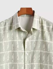 Pista Checks Men's Shirt Half Sleeves Exclusive Summer Edition