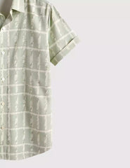 Pista Checks Men's Shirt Half Sleeves Exclusive Summer Edition