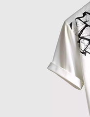 Tiles Pattern Men's Shirt Half Sleeves Exclusive Summer Edition