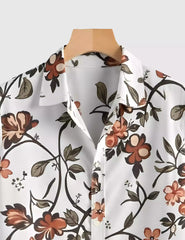 Tulip Printed Men's Shirt Half Sleeves Exclusive Summer Edition