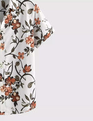 Tulip Printed Men's Shirt Half Sleeves Exclusive Summer Edition
