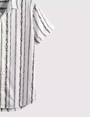 Straight Lining Men's Shirt Half Sleeves Exclusive Summer Edition