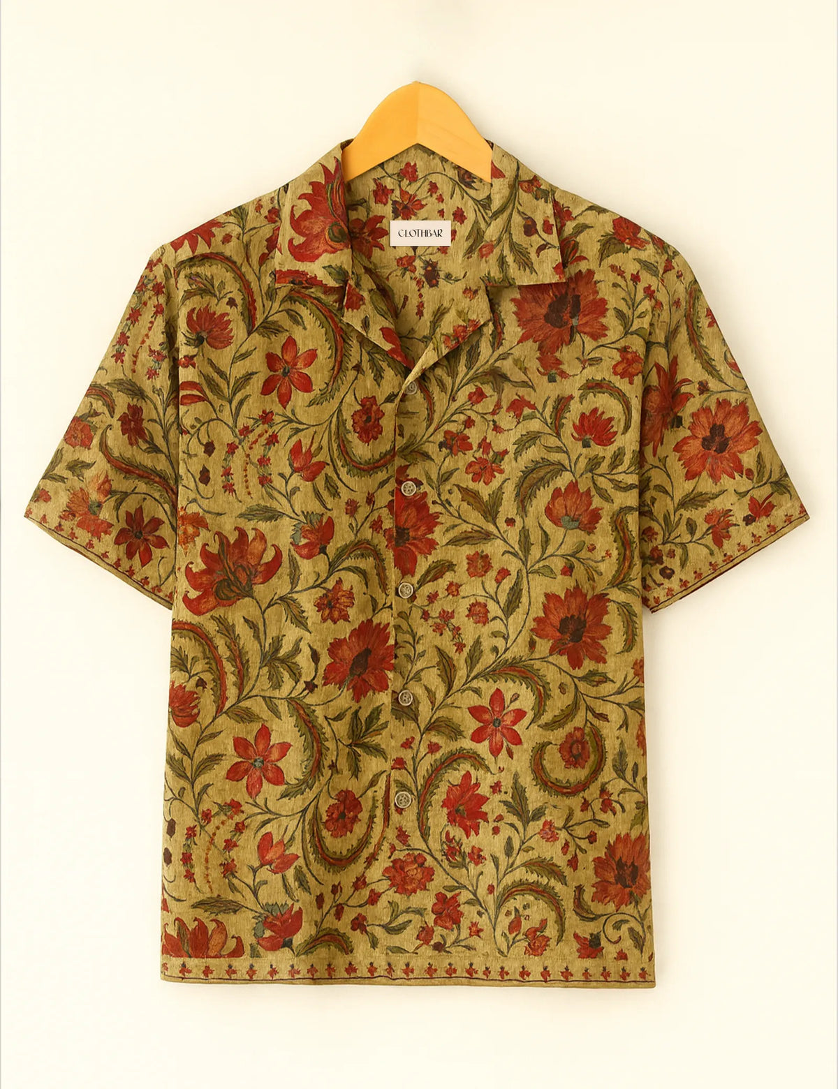 Vintage Kashmiri Printed Half Sleeve Shirt GenZ Edition