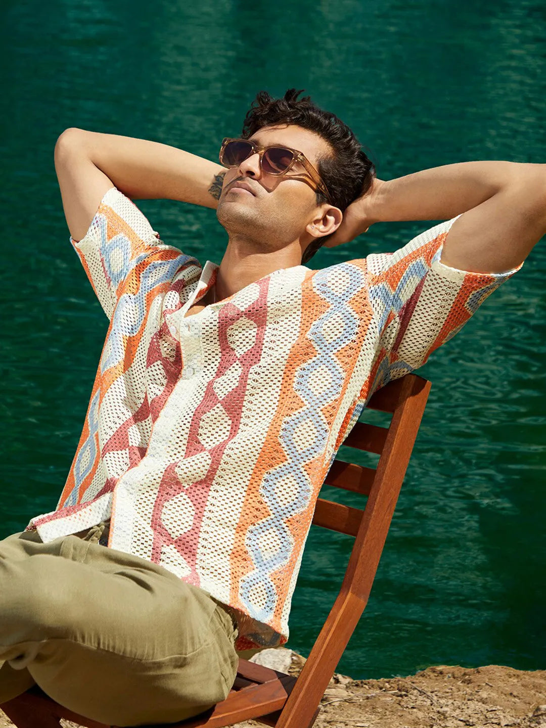 Eternal Drift Rhythm Shiffli Printed Shirt