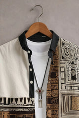 Men’s Premium Abstract Patchwork Printed Shirt