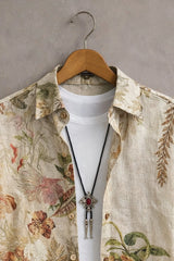 Men’s Vintage Floral Summer Shirt