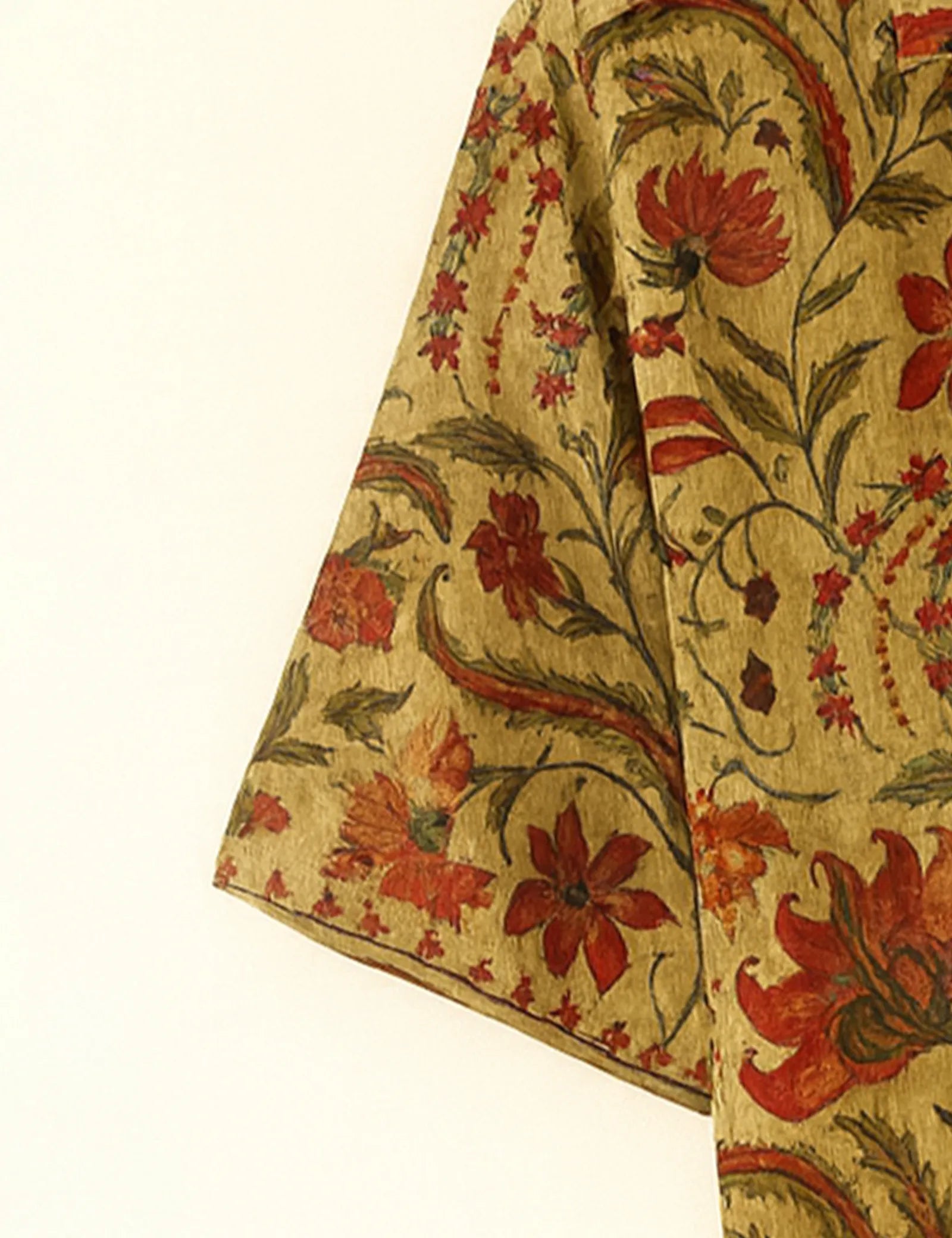 Vintage Kashmiri Printed Half Sleeve Shirt GenZ Edition