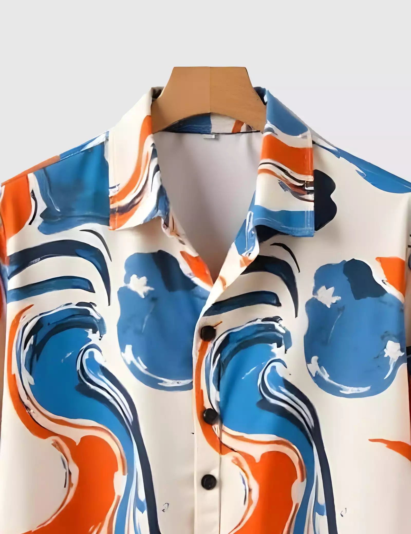 Summer Color Mix Pattern  Men's Shirt Half Sleeves Exclusive Summer Edition