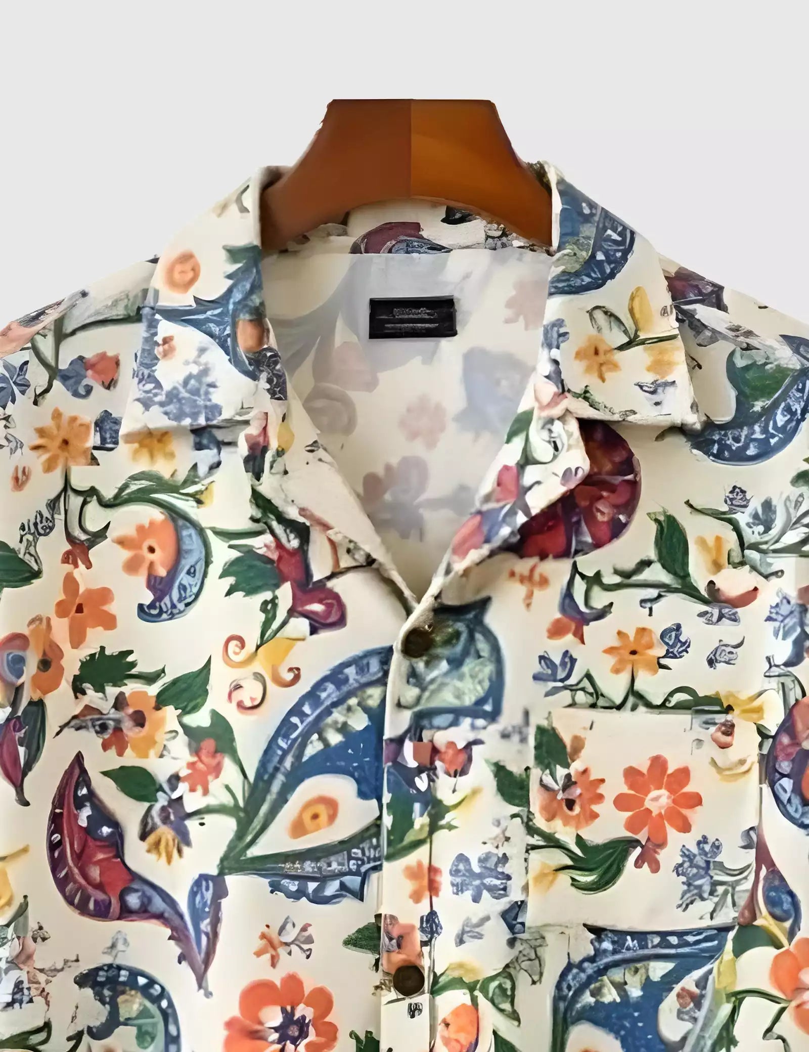 Multi Graffitty Printed Men's Shirt Half Sleeves Exclusive Summer Edition