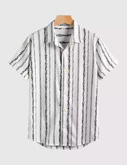 Straight Lining Men's Shirt Half Sleeves Exclusive Summer Edition